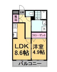 サンハイム大橋の物件間取画像